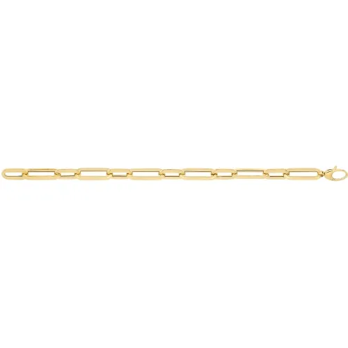 9ct Yellow Gold Hollow Bracelet 10.8g